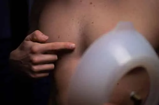 Vacuum bell and chest hair